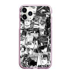 Чехол iPhone 11 Pro матовый Berserk pattern, цвет: 3D-розовый