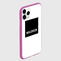 Чехол iPhone 11 Pro матовый MALEVICH, цвет: 3D-фиолетовый — фото 2