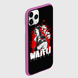 Чехол iPhone 11 Pro матовый Вайфу Тифа Локхарт, цвет: 3D-фиолетовый — фото 2