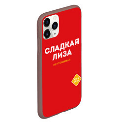 Чехол iPhone 11 Pro матовый СЛАДКАЯ ЛИЗА, цвет: 3D-коричневый — фото 2