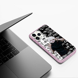 Чехол iPhone 11 Pro матовый DEAD INSIDE MODE ТОКИЙСКИЙ ГУЛЬ, цвет: 3D-розовый — фото 2