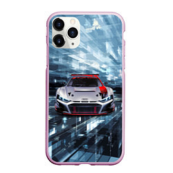 Чехол iPhone 11 Pro матовый Audi Motorsport Racing team, цвет: 3D-розовый