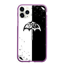 Чехол iPhone 11 Pro матовый BRING ME THE HORIZON черное былое, цвет: 3D-фиолетовый