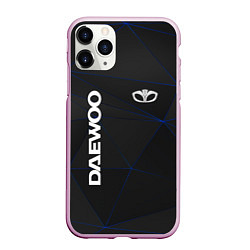 Чехол iPhone 11 Pro матовый DAEWOO Automobile, цвет: 3D-розовый