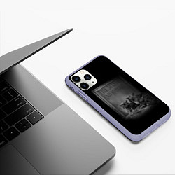 Чехол iPhone 11 Pro матовый The Master and Margarita, цвет: 3D-светло-сиреневый — фото 2