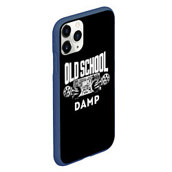 Чехол iPhone 11 Pro матовый HIP HOP Старая школа, цвет: 3D-тёмно-синий — фото 2