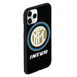 Чехол iPhone 11 Pro матовый INTER Inter - Графика, цвет: 3D-черный — фото 2