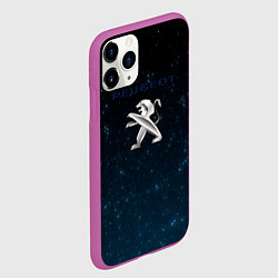 Чехол iPhone 11 Pro матовый Peugeot звезды, цвет: 3D-фиолетовый — фото 2