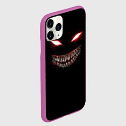Чехол iPhone 11 Pro матовый Красноглазый демон Dead Inside, цвет: 3D-фиолетовый — фото 2