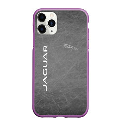 Чехол iPhone 11 Pro матовый ЯГУАР, цвет: 3D-фиолетовый