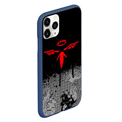 Чехол iPhone 11 Pro матовый VALHALLA GANG ВАЛЬХАЛЛА ТОКИЙСКИЕ, цвет: 3D-тёмно-синий — фото 2