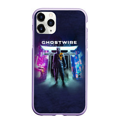 Чехол iPhone 11 Pro матовый Врата Ghostwire, цвет: 3D-светло-сиреневый