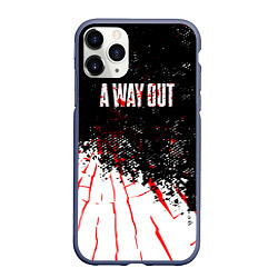 Чехол iPhone 11 Pro матовый A way out, цвет: 3D-серый