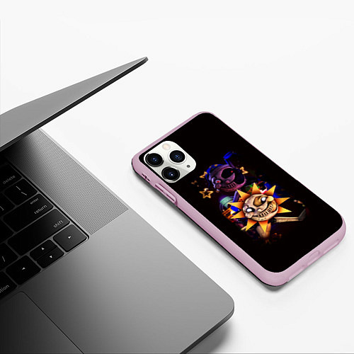 Чехол iPhone 11 Pro матовый Five Nights at Freddys: Security Breach - Воспитат / 3D-Розовый – фото 3