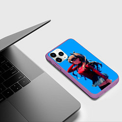 Чехол iPhone 11 Pro матовый Тосака Рин Fate grand order zero, цвет: 3D-фиолетовый — фото 2