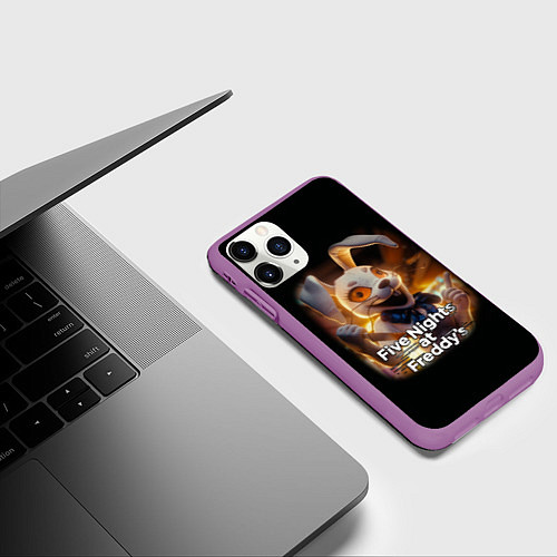 Чехол iPhone 11 Pro матовый Five Nights at Freddys: Security Breach - Ванни / 3D-Фиолетовый – фото 3