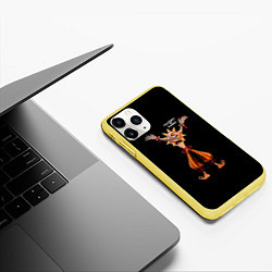 Чехол iPhone 11 Pro матовый Five Nights at Freddys: Security Breach Воспитател, цвет: 3D-желтый — фото 2