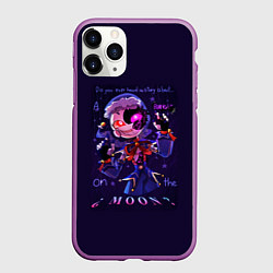 Чехол iPhone 11 Pro матовый Five Nights at Freddys: Security Breach - воспитат, цвет: 3D-фиолетовый
