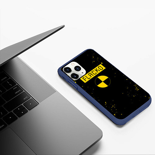 Чехол iPhone 11 Pro матовый Asap rocky skepta / 3D-Тёмно-синий – фото 3