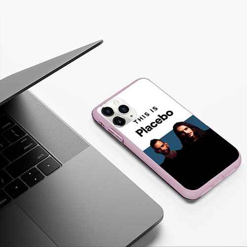 Чехол iPhone 11 Pro матовый Плацебо Дуэт / 3D-Розовый – фото 3