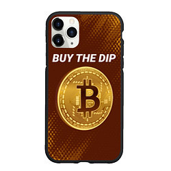 Чехол iPhone 11 Pro матовый ПОКУПАЙ ДИП - БИТКОЙН Абстракция, цвет: 3D-черный