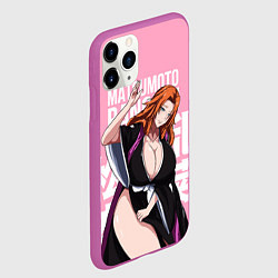 Чехол iPhone 11 Pro матовый Matsumoto Rangiku, цвет: 3D-фиолетовый — фото 2