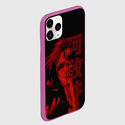 Чехол iPhone 11 Pro матовый Abarai Renji, цвет: 3D-фиолетовый — фото 2