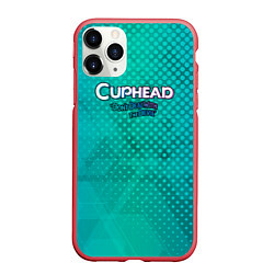 Чехол iPhone 11 Pro матовый Cuphead, цвет: 3D-красный