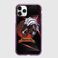 Чехол iPhone 11 Pro матовый Elden ring maliketh, цвет: 3D-фиолетовый
