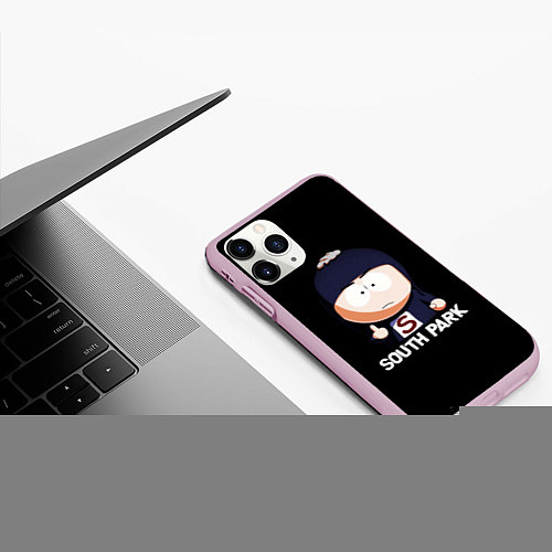 Чехол iPhone 11 Pro матовый South Park - мультфильм Южный парк / 3D-Розовый – фото 3