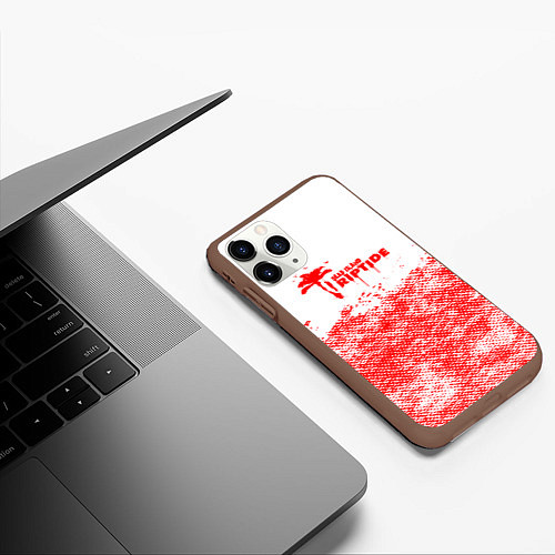 Чехол iPhone 11 Pro матовый Dead island dead / 3D-Коричневый – фото 3