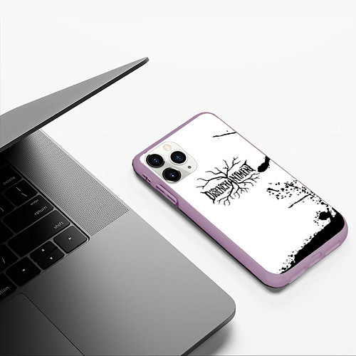 Чехол iPhone 11 Pro матовый DISENCHANTMENT / 3D-Сиреневый – фото 3