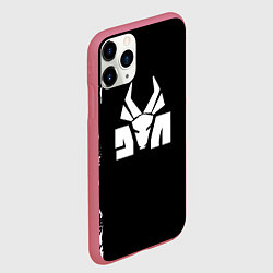 Чехол iPhone 11 Pro матовый Die antwoord, цвет: 3D-малиновый — фото 2