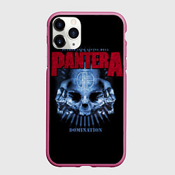 Чехол iPhone 11 Pro матовый Pantera Domination, цвет: 3D-малиновый