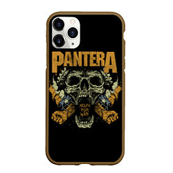 Чехол iPhone 11 Pro матовый PANTERA Mouth For War, цвет: 3D-коричневый