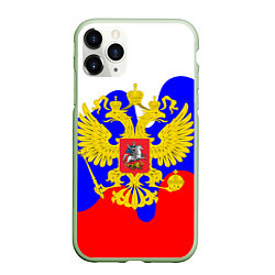 Чехол iPhone 11 Pro матовый Герб россии герб