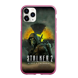 Чехол iPhone 11 Pro матовый S T A L K E R 2 Heart of Chernobyl Сталкер 2 Сердц