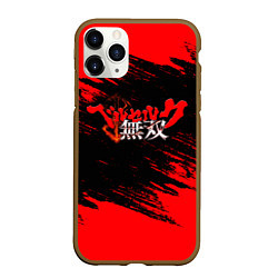 Чехол iPhone 11 Pro матовый BERSERK БЕРСЕРК ЛОГОТИП, цвет: 3D-коричневый