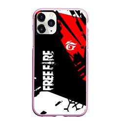 Чехол iPhone 11 Pro матовый FREE FIRE ФРИ ФАЕР, цвет: 3D-розовый