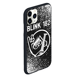 Чехол iPhone 11 Pro матовый Blink 182 КОТ Спрей, цвет: 3D-черный — фото 2