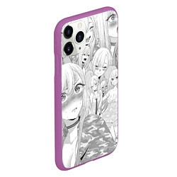 Чехол iPhone 11 Pro матовый Марин Китагава Эта фарфоровая кукла влюбилась Patt, цвет: 3D-фиолетовый — фото 2