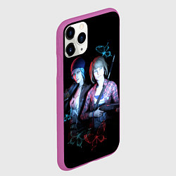 Чехол iPhone 11 Pro матовый Хлоя Прайс & Максин Колфилд, цвет: 3D-фиолетовый — фото 2