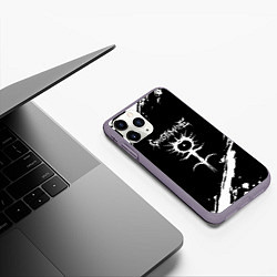 Чехол iPhone 11 Pro матовый Ghostemane trash, цвет: 3D-серый — фото 2