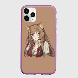 Чехол iPhone 11 Pro матовый Милая Рафталия, цвет: 3D-фиолетовый