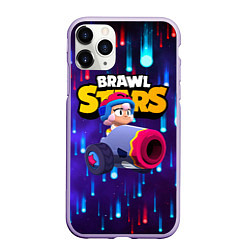 Чехол iPhone 11 Pro матовый Bonny brawlstars Бонни, цвет: 3D-светло-сиреневый