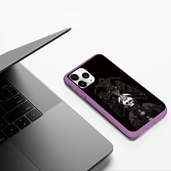 Чехол iPhone 11 Pro матовый Ghost Papa Emeritus, цвет: 3D-фиолетовый — фото 2