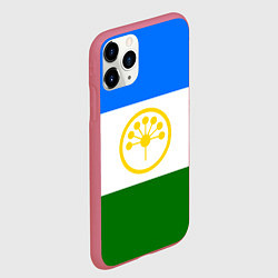 Чехол iPhone 11 Pro матовый БАШКОРТОСТАН РЕСПУБЛИКА, цвет: 3D-малиновый — фото 2