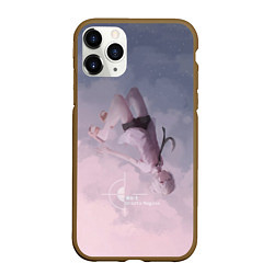 Чехол iPhone 11 Pro матовый Летящий Карма Класс убийц, цвет: 3D-коричневый