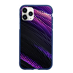 Чехол iPhone 11 Pro матовый Vanguard pattern Fashion 2023, цвет: 3D-тёмно-синий