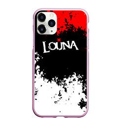 Чехол iPhone 11 Pro матовый Louna band, цвет: 3D-розовый